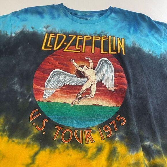 Led Zeppelin Men’s Icarus 1975 T-Shirt Size Large - Picture 2 of 6